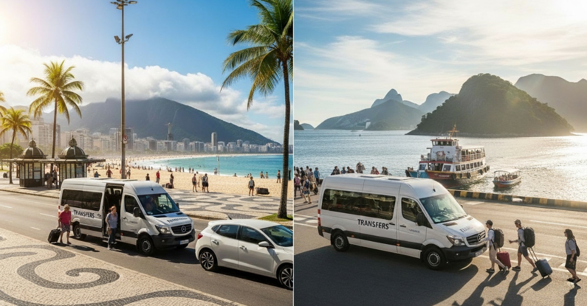 Tetamu menikmati pengambilan tanpa tekanan di sepanjang Copacabana dan juga dari Ilha Grande di Rio de Janeiro, Brasil